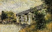 Claude Monet The Railway Bridge at Argenteuil France oil painting artist